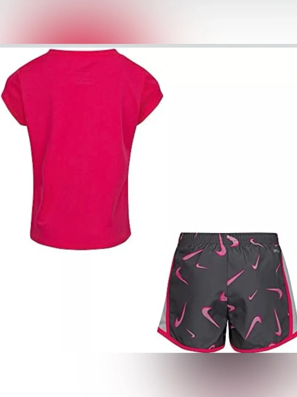 Nike Baby Girls Graphic T-shirt and Shorts 2-piece Set - Picture 2 of 7
